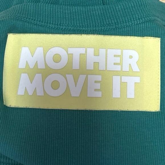 Mother Chin Ups Green Rib Knit Sleeveless Camisole Midi Bodycon Tank Dress Sz XS - Picture 5 of 7